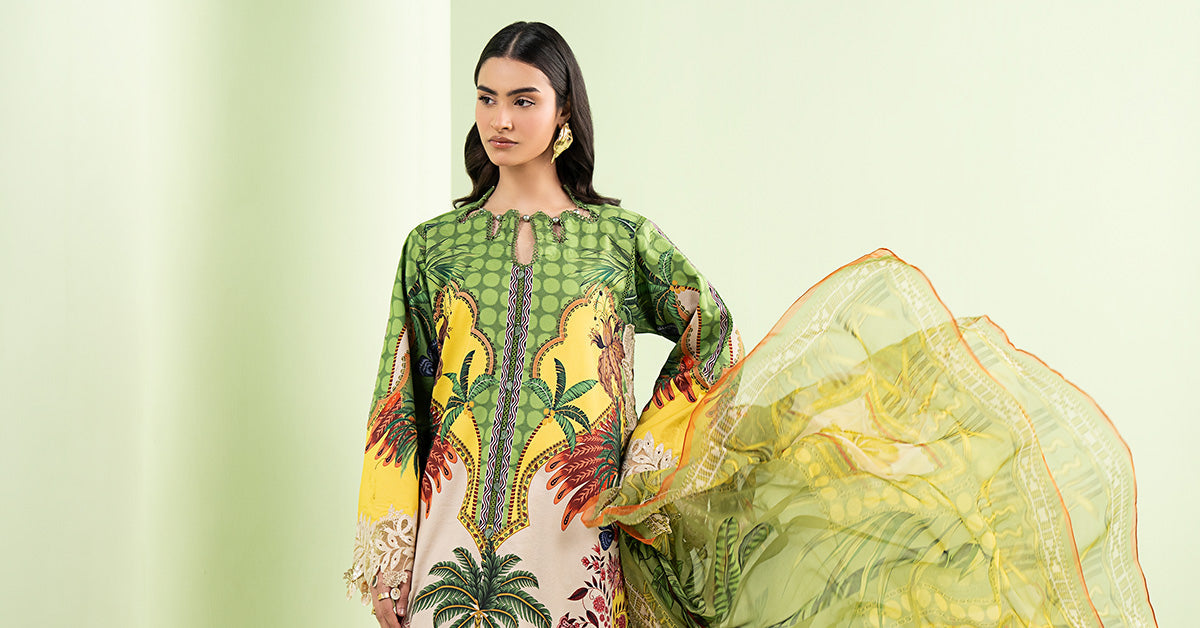 3 Piece Embroidered Lawn Suit