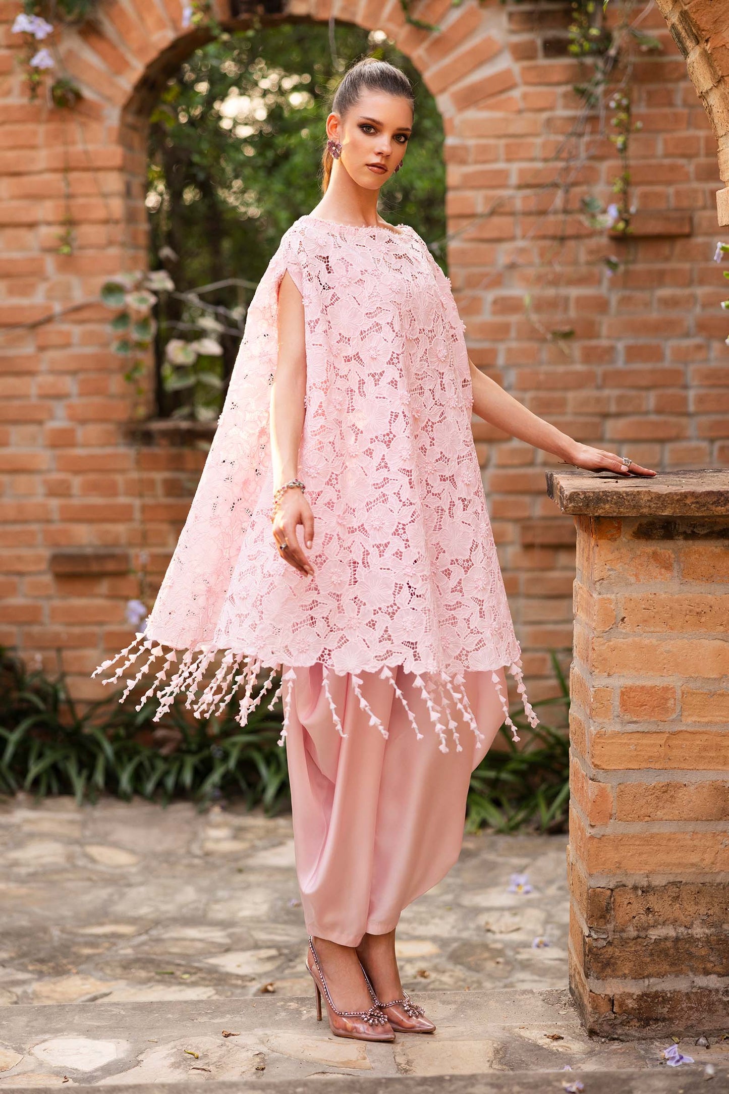 Embroidered Georgette Fabric (1Pc)