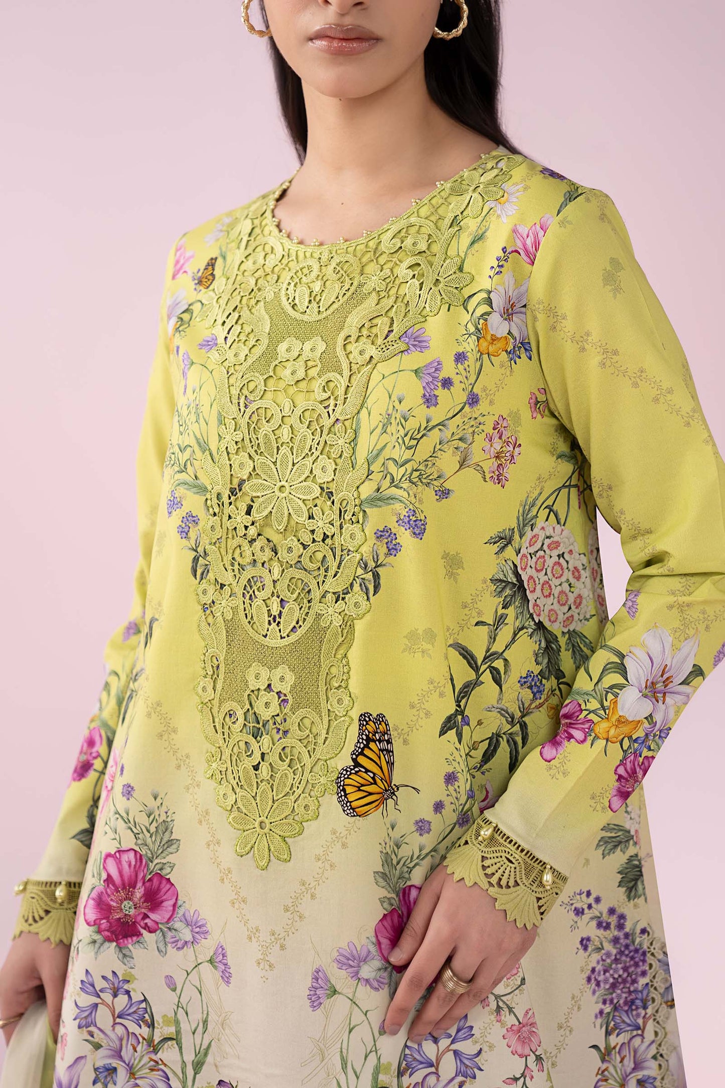 3 Piece Embroidered Lawn Suit