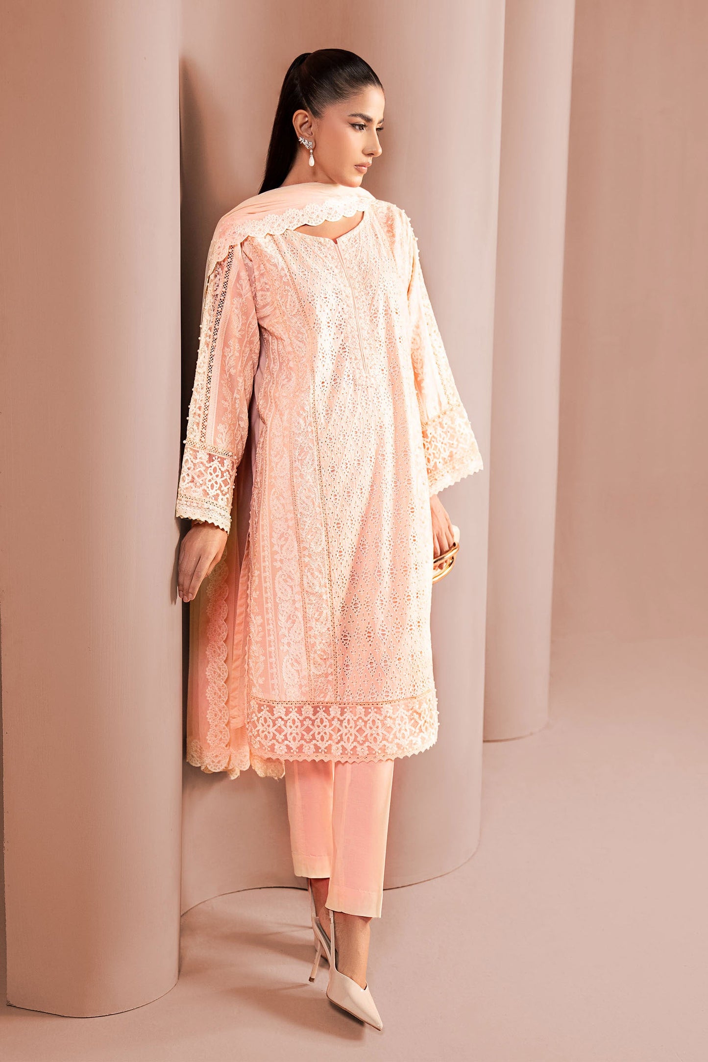 3 Piece Embroidered Lawn Suit