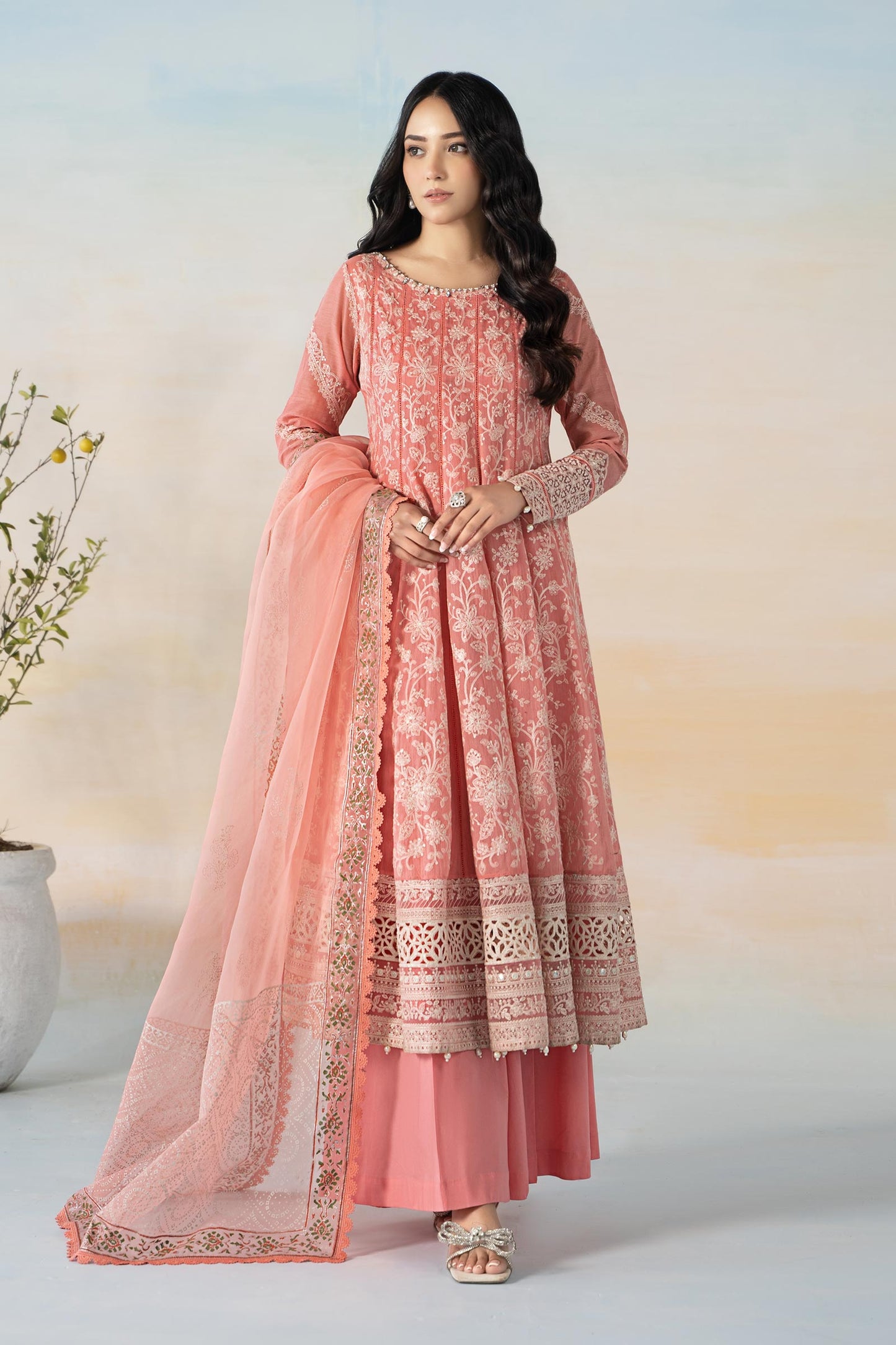 3 Piece Embroidered Lawn Suit