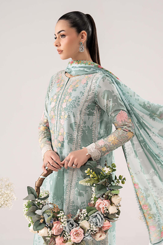 3 Piece Embroidered Lawn Suit