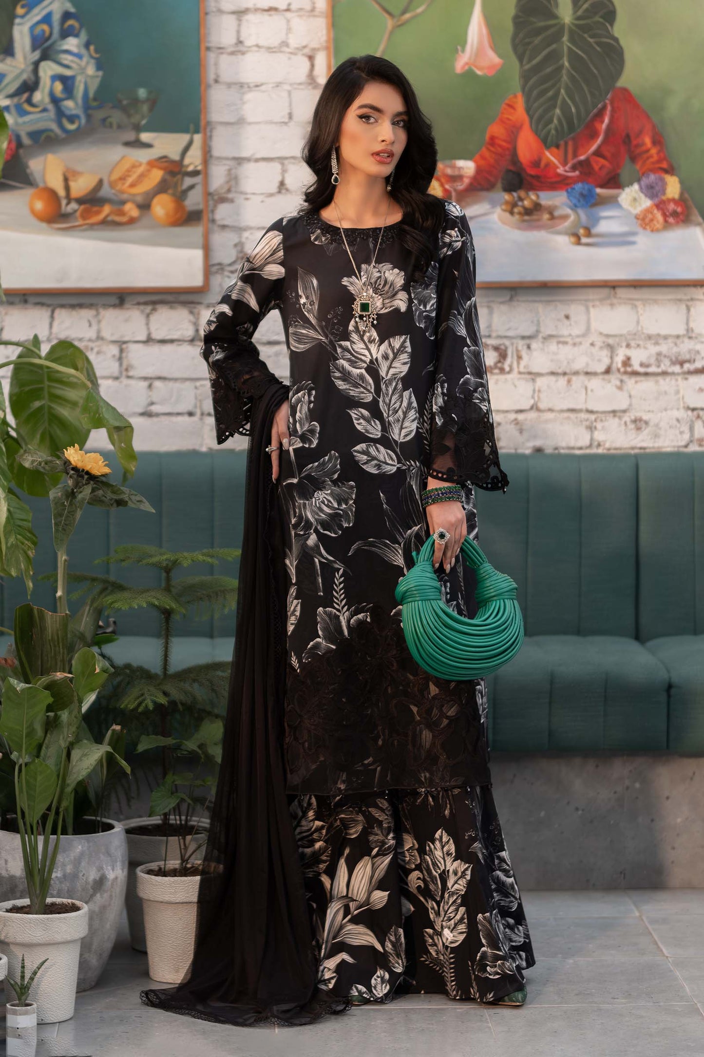 3 Piece Printed Lawn Suit