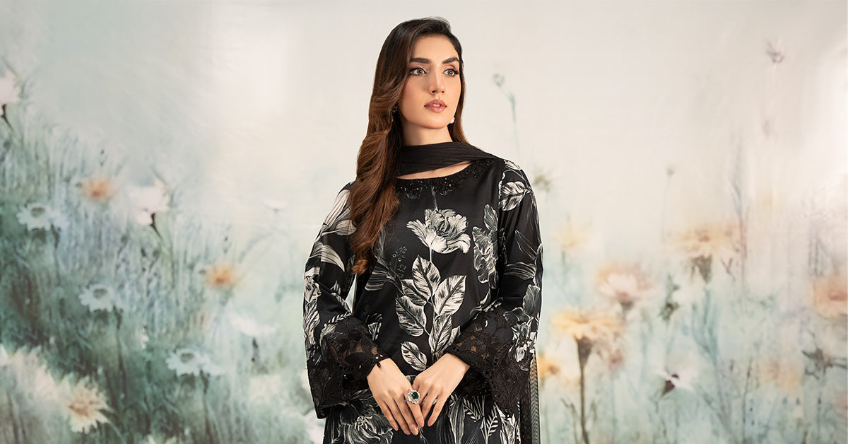 3 Piece Printed Lawn Suit