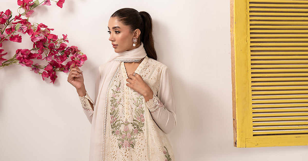 3 Piece Embroidered Lawn Suit