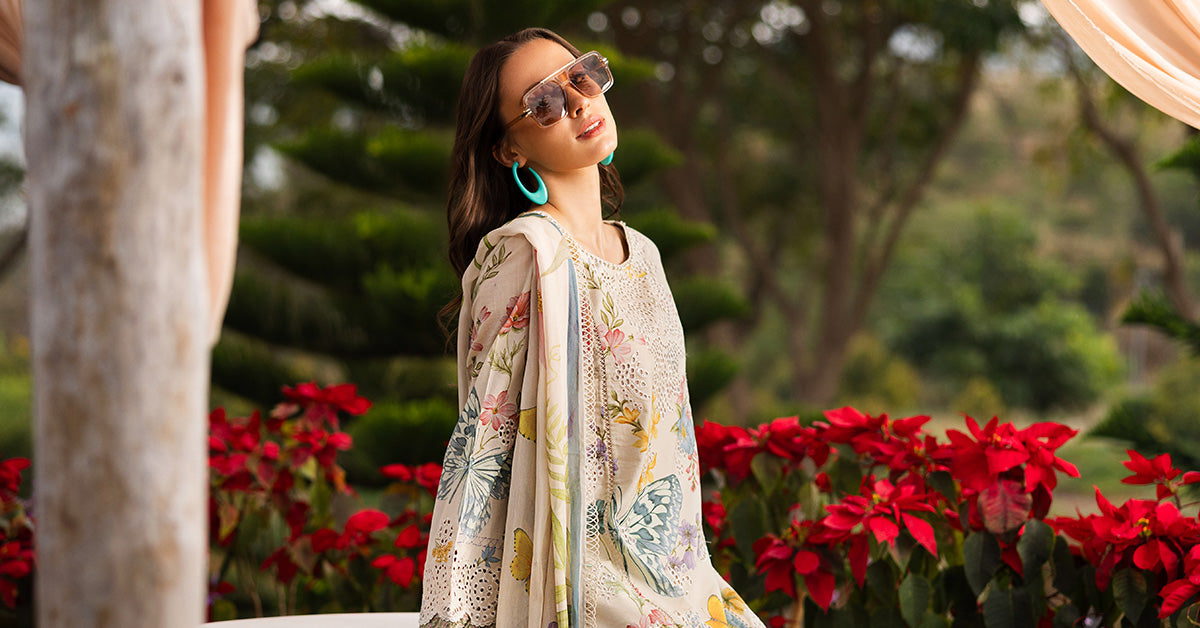 3 Piece Embroidered Lawn Suit