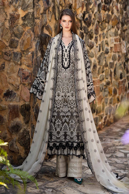 Embroidered Lawn Fabric (3Pcs)