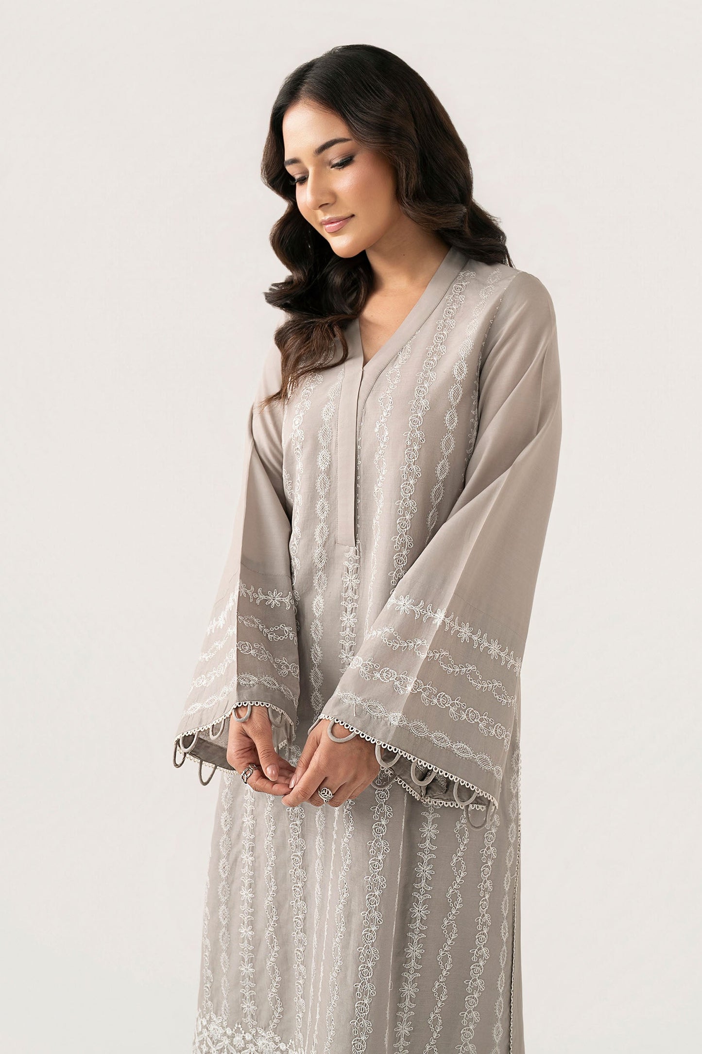 2 Pc Embroidered Lawn Suit