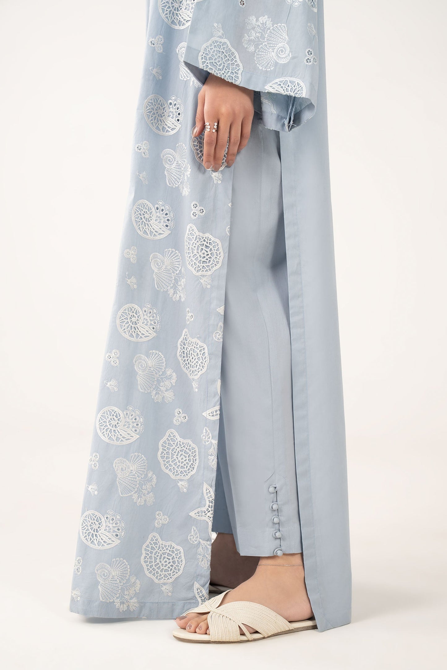 2 Pc Embroidered Lawn Suit