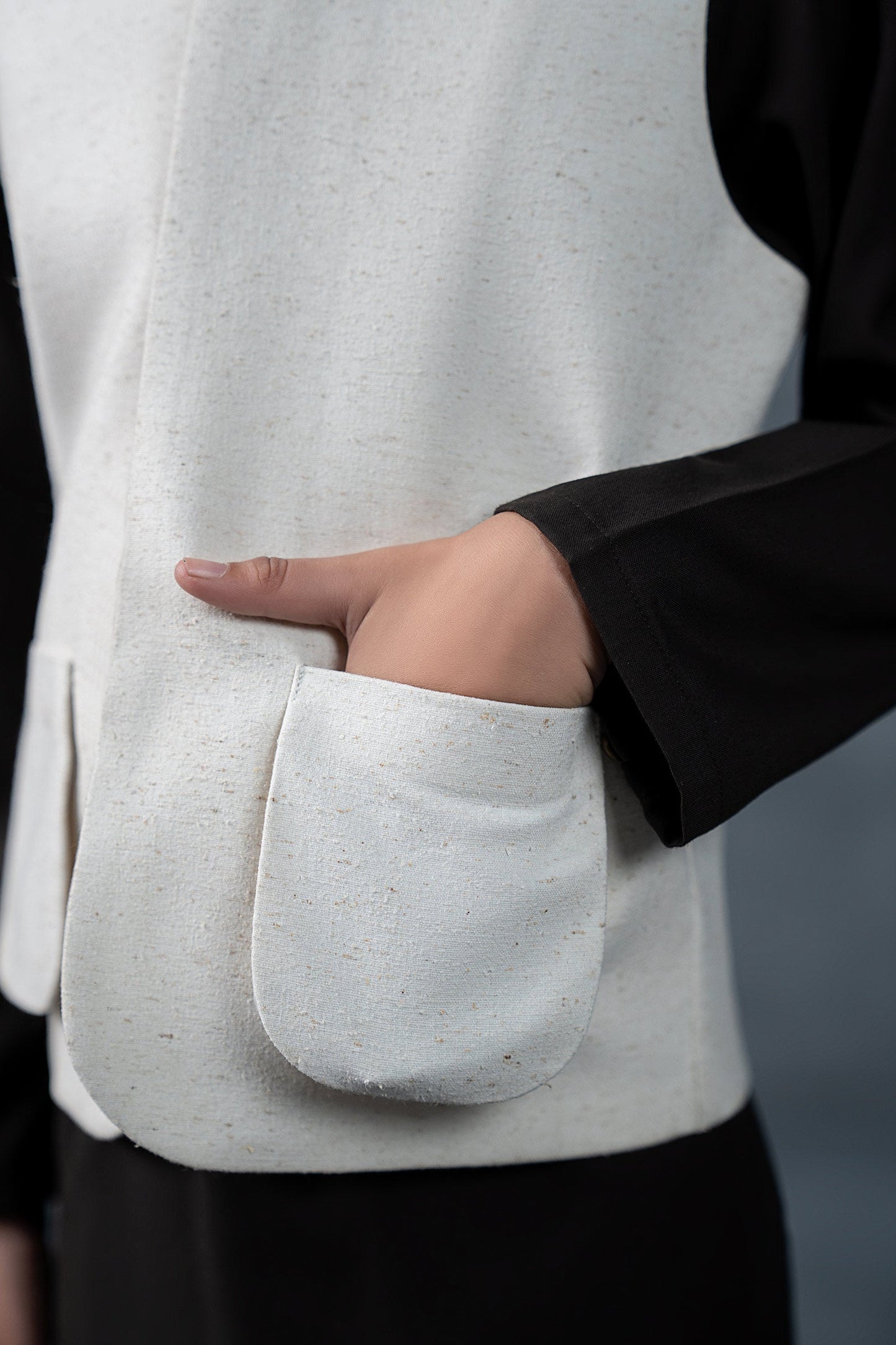 Natural Karandi Waistcoat