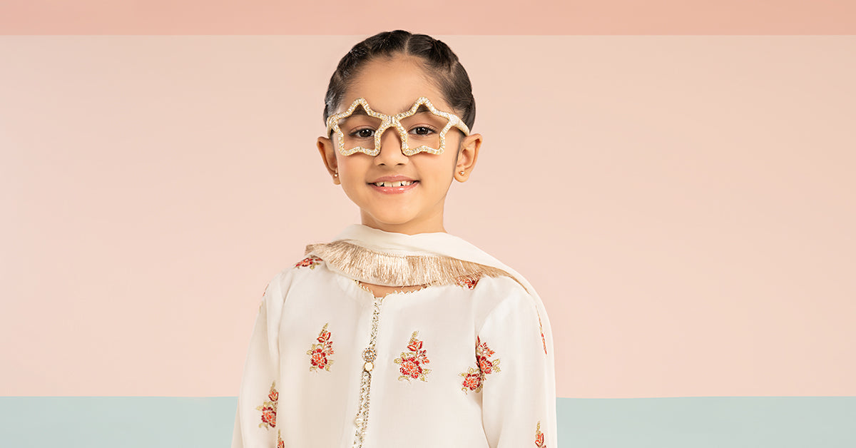 3 Piece Embroidered Dobby Lawn Suit