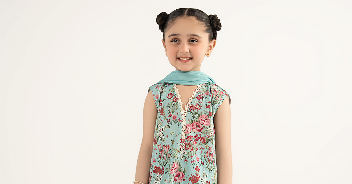 3 Piece Embroidered Lawn Suit