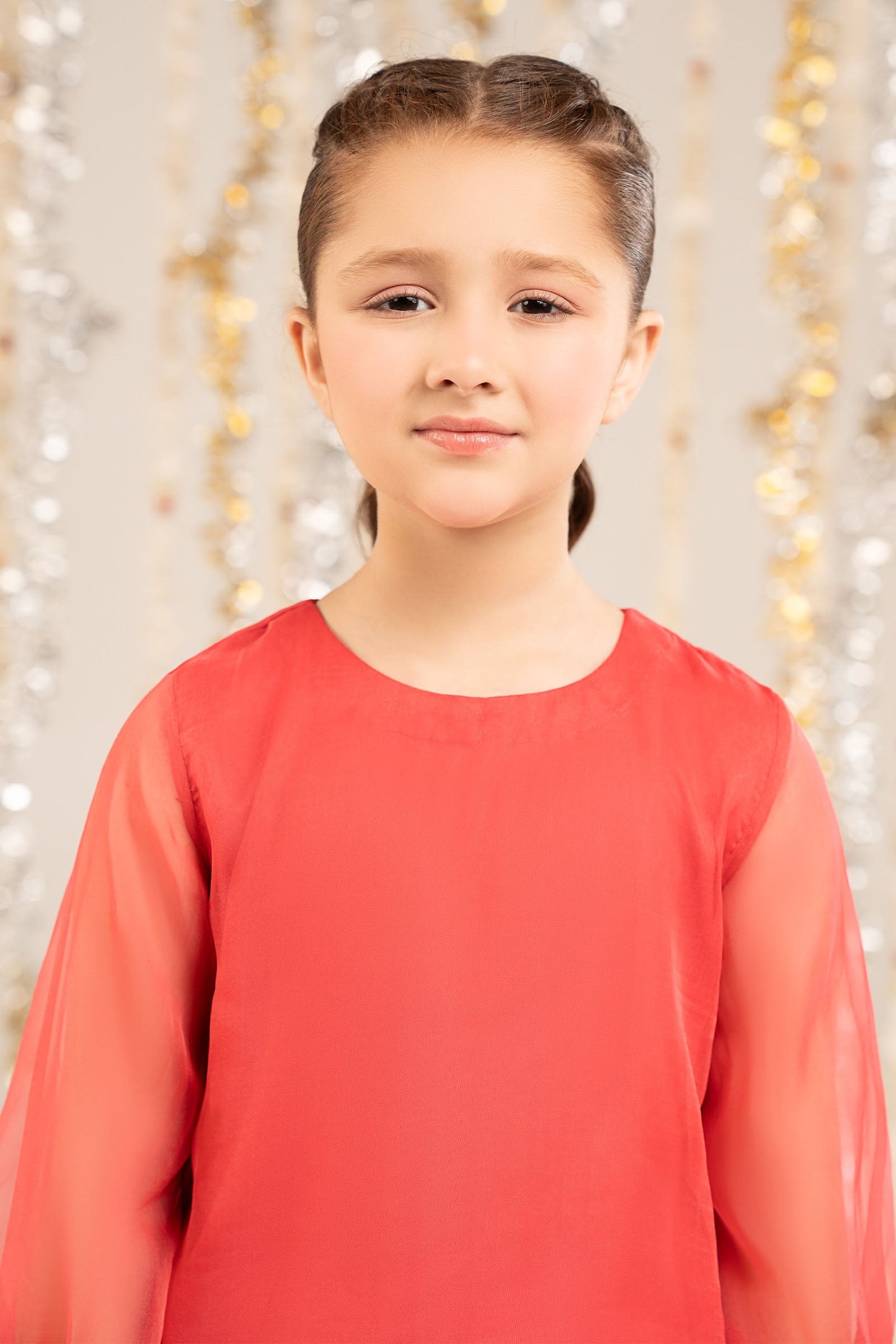 2 Piece Embellished Organza Suit