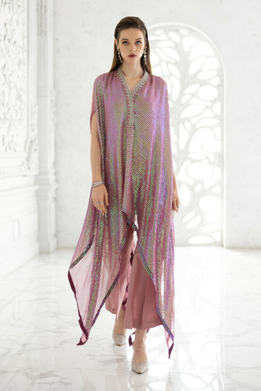 3 Piece Embroidered Chiffon Suit